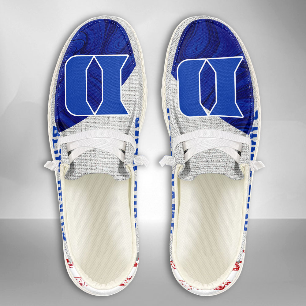 Footwearelite NCAA Duke Blue Devils Custom Name Hey Dude Shoes 13 M79 ...