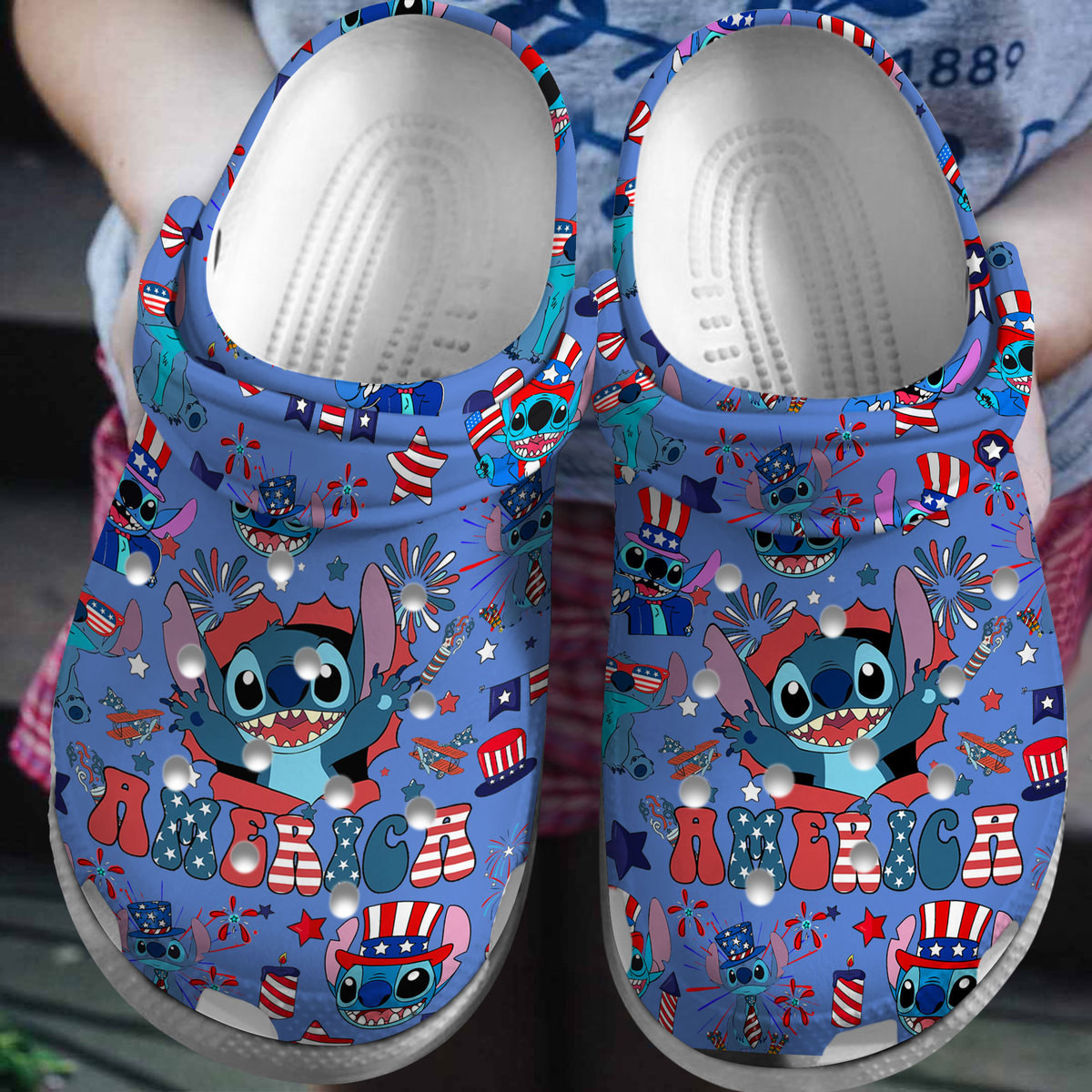 Lilo And Stitch Cartoon Crocs Crocband Clogs Shoes Comfortable For Men ...