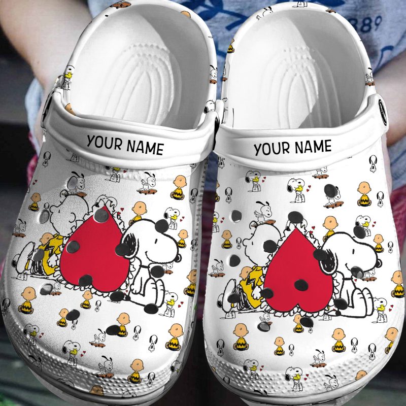 Personalized Charlie Snoopy Crocs 3D Clog Shoes – Footwearelite ...