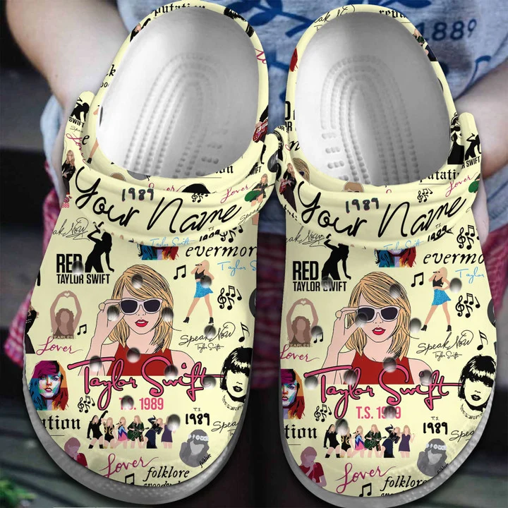 Footwearmerch Taylor Swift Crocs Clogs Shoes Crocband Comfortable