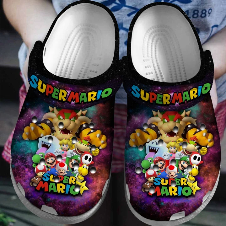 Footwearmerch Super Mario Clogs Crocband Shoes Comfortable Crocs