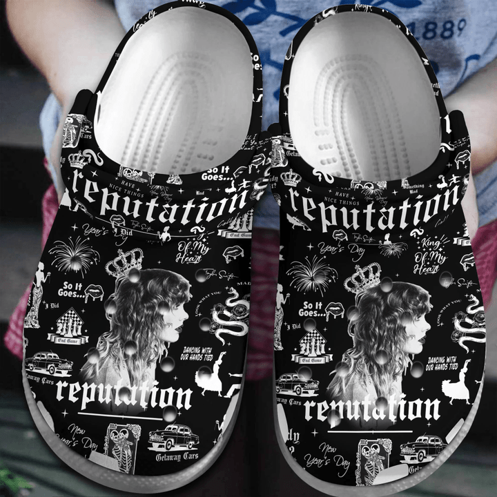 Footwearmerch Taylor Swift Crocband Clogs Crocs Shoes Comfortable