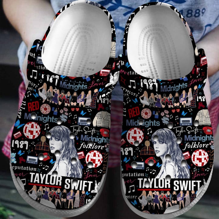 Footwearmerch Taylor Swift Crocband Shoes Clogs Comfortable Crocs