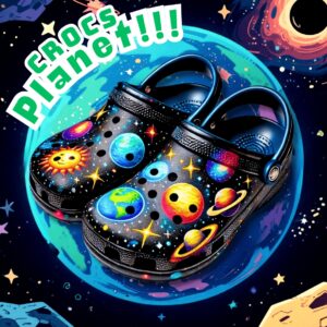 Footwearmerch Planet Crocs Crocband Clogs Shoes Comfortable For Men Women and Kids
