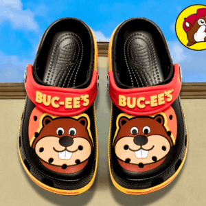 Footwearmerch Buc-ee's Cartoon Crocs Crocband Clogs Shoes Comfortable For Men Women and Kids