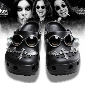 Footwearmerch Ozzy Osbourne Music Crocs Crocband Clogs Shoes Comfortable For Men Women and Kids