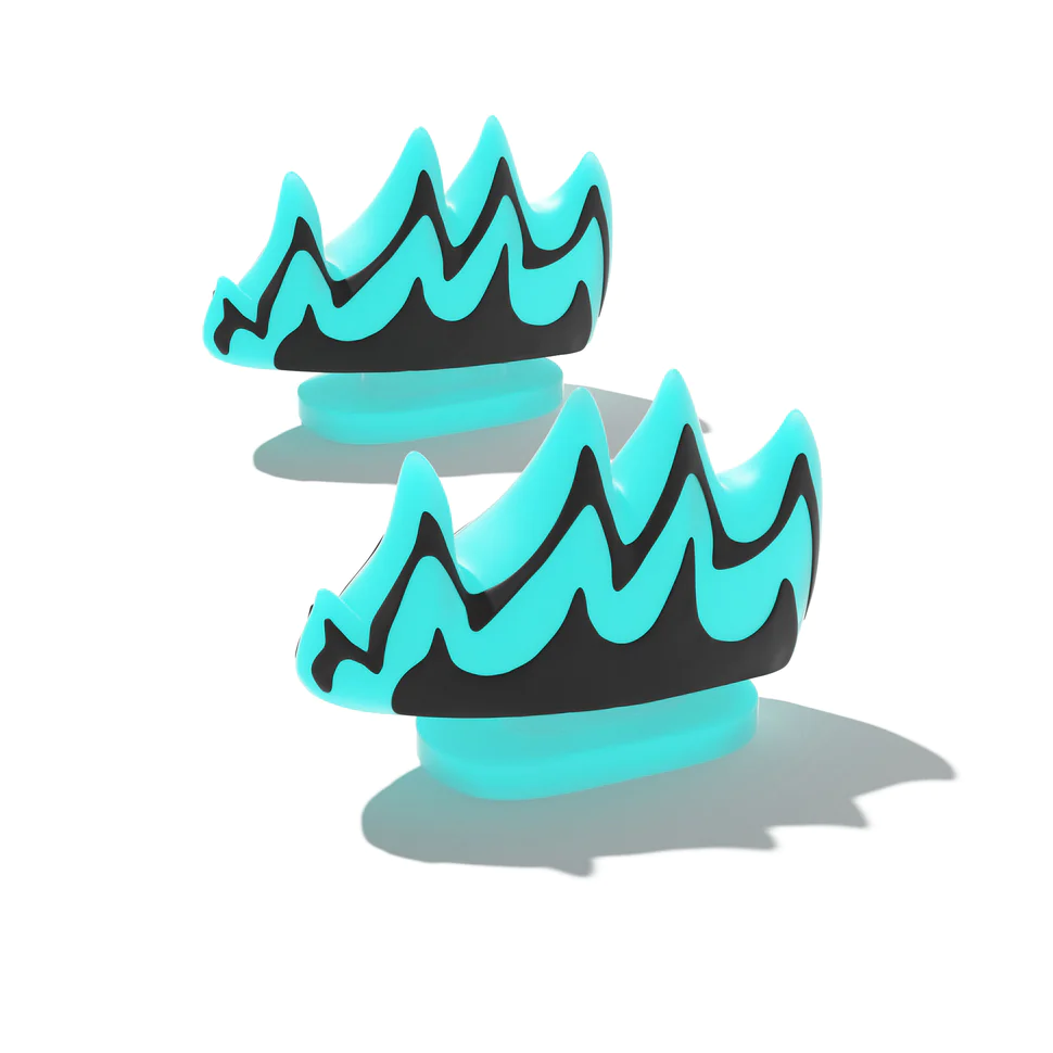 Kaiju Shark Fins for Shark Slides - Glow in the Dark