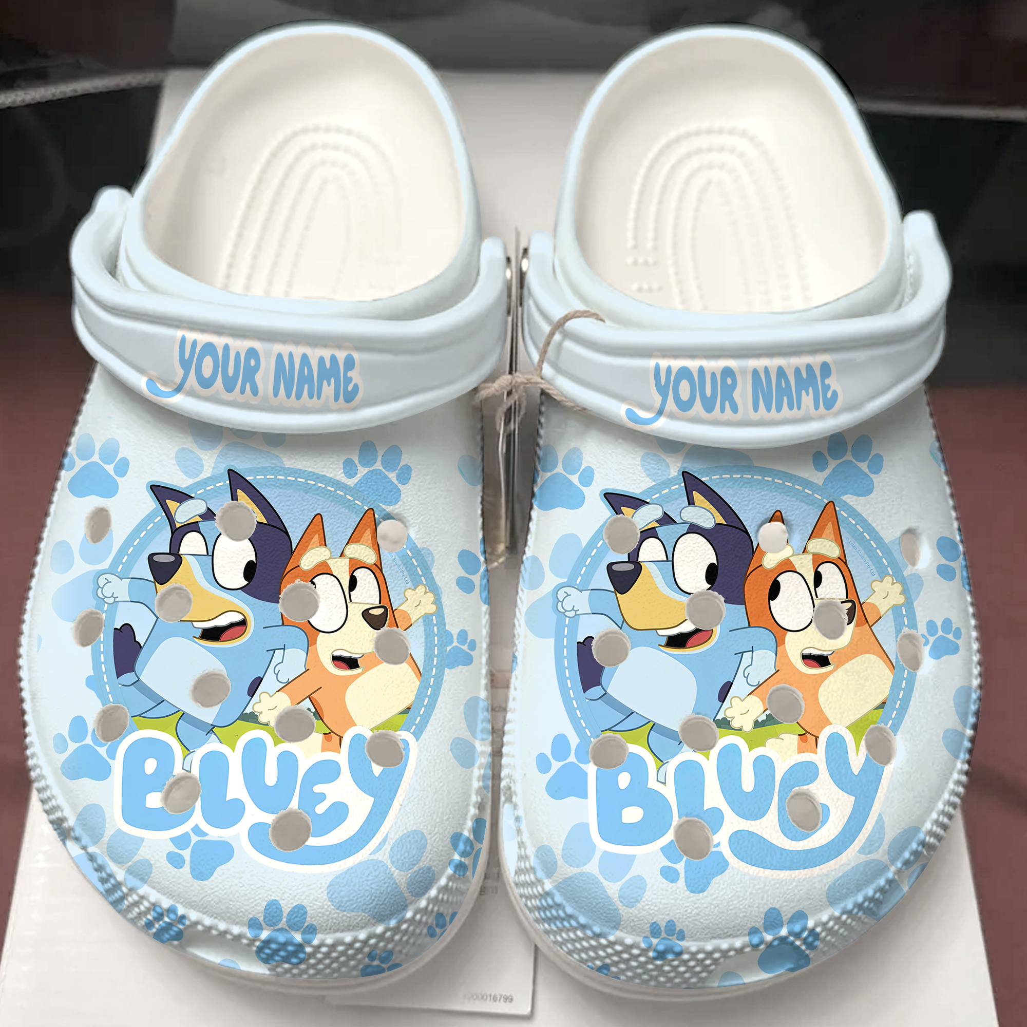 Footwearmerch Bluey Cartoon Crocs Crocband Clogs Shoes Comfortable For Men Women and Kids