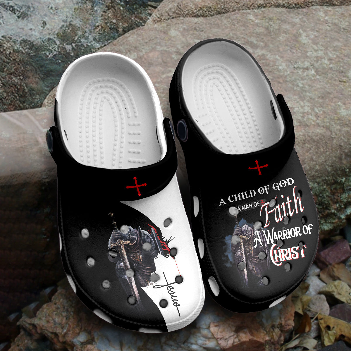 Footwearmerch A Child Of God Crocs Crocband Clogs Shoes Comfortable For Men Women and Kids Jesus Portrait Clogs Son Of God Gifts Religious
