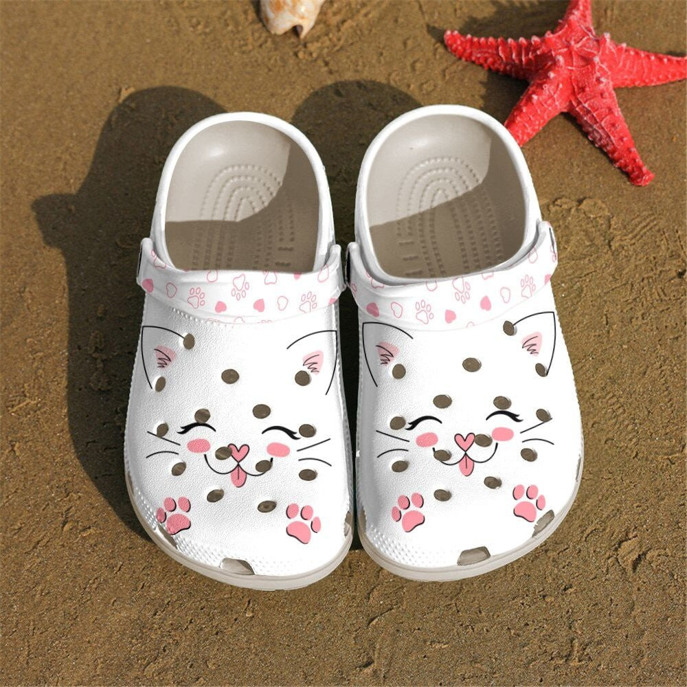 Footwearmerch Adorable Cute Kitten Outdoor Shoes Birthday Gift For Women Girls Daughter Niece