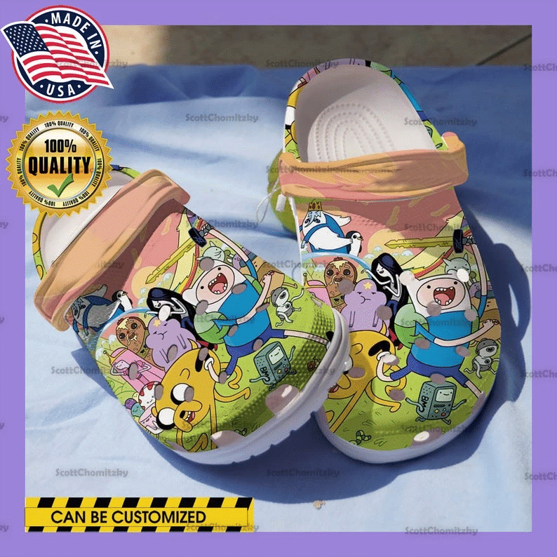 Footwearmerch Adventure Time Crocs Clog Shoes