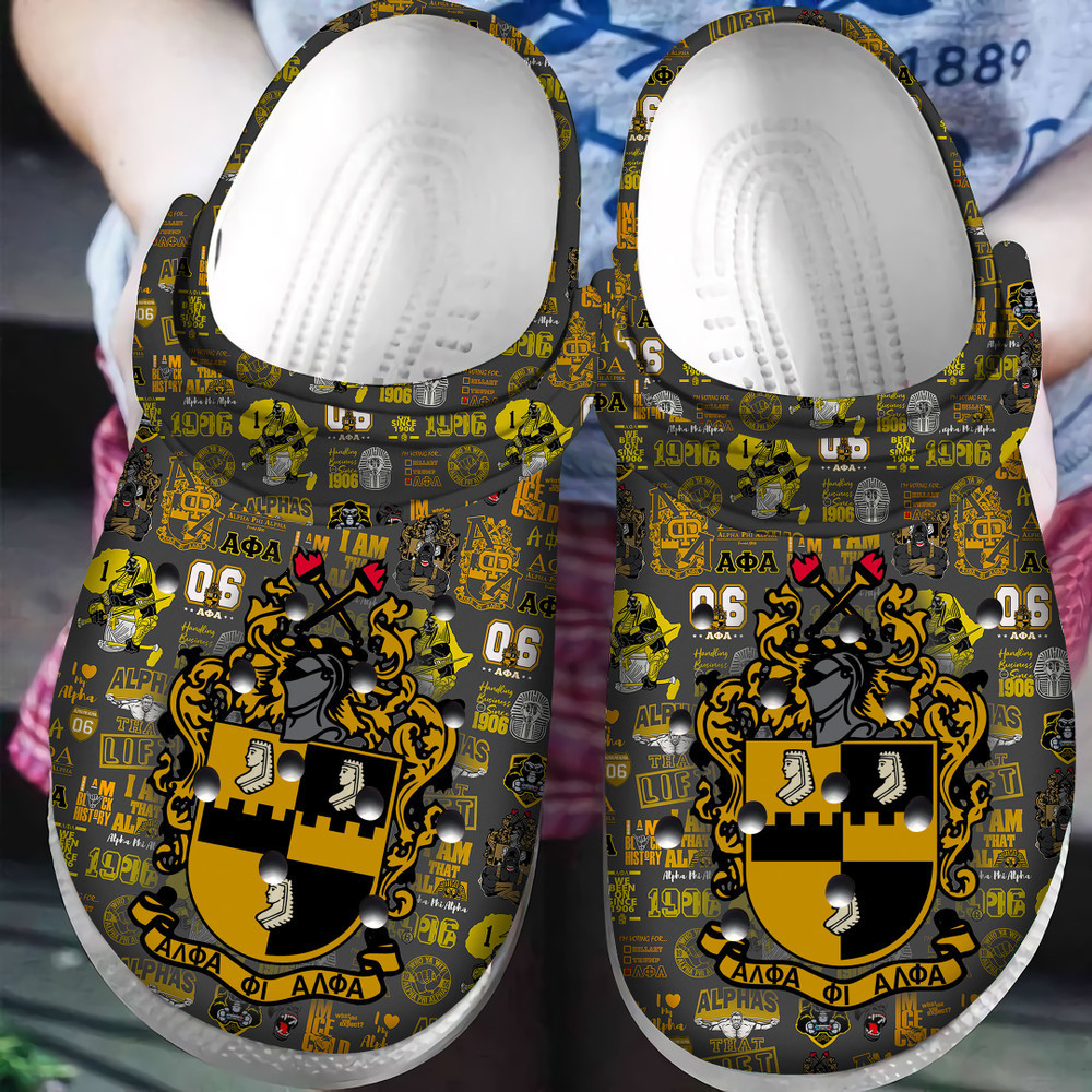 Footwearmerch Alpha Phi Alpha Classic Clogs Shoes