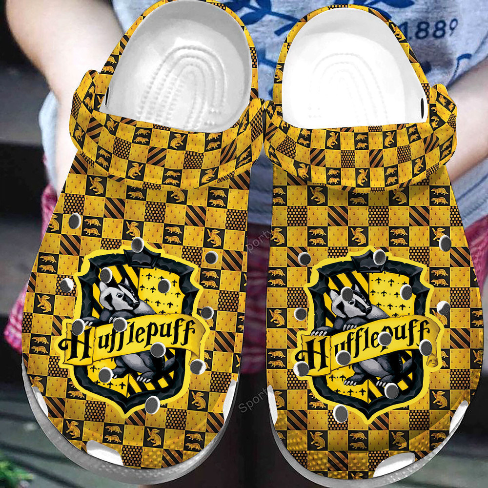 Footwearmerch Amazing Hufflepuff House Hp Clog Shoes
