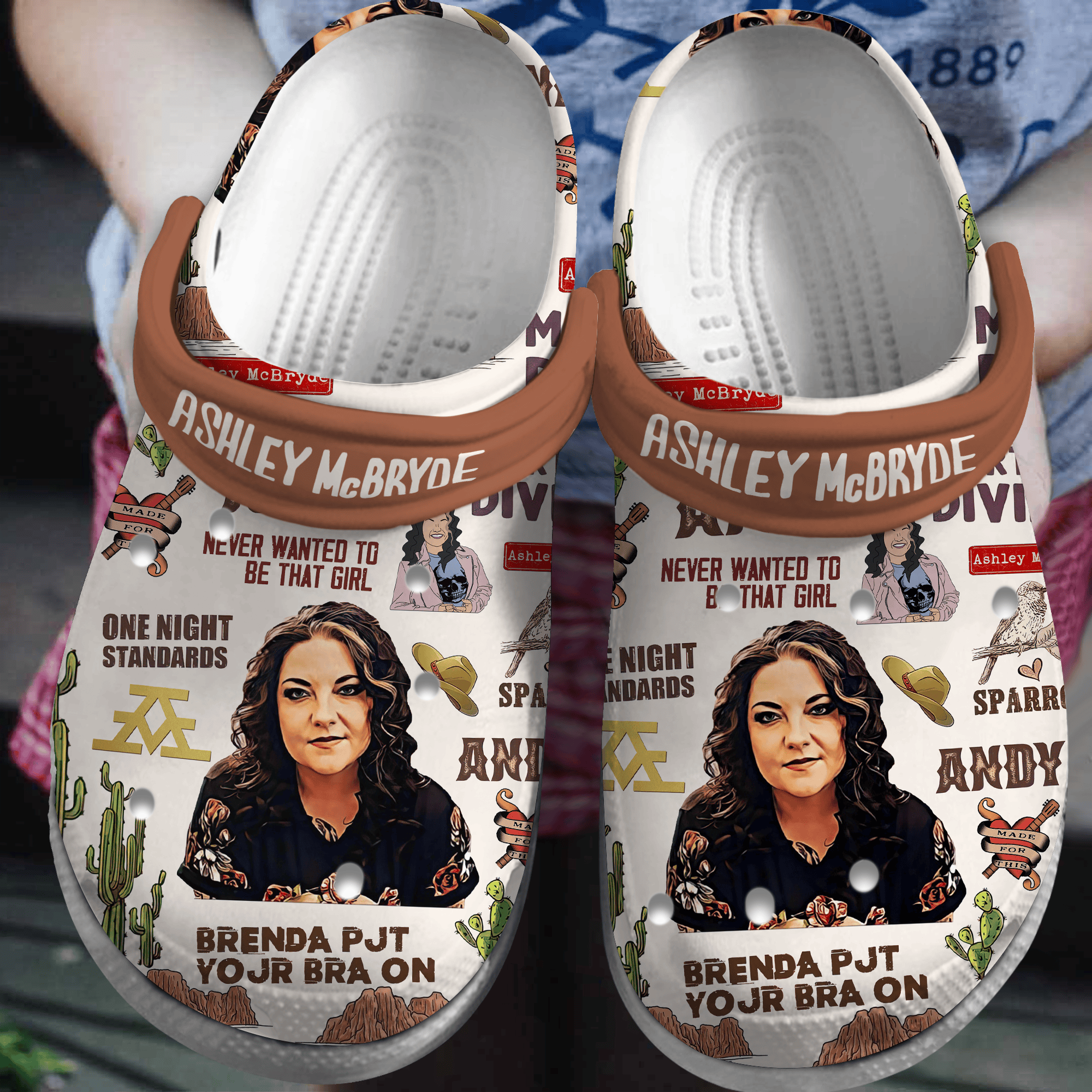 Footwearmerch Ashley McBryde Music Crocs Crocband Clogs Shoes Comfortable For Men Women and Kids