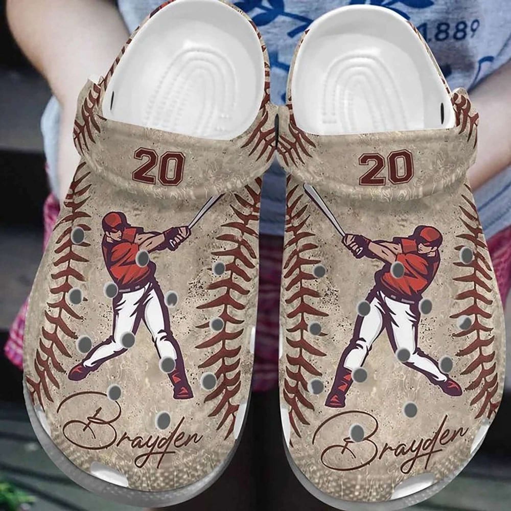 Footwearmerch Baseball Gift For Lover Vintage For Mens And Womens Gift For Fan Classic Water Rubber clog Shoes Comfy Footwear