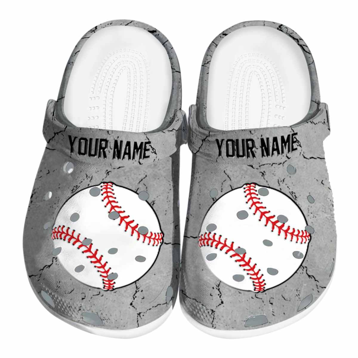Footwearmerch Baseball Sport Crocs Crocband Clogs Shoes Comfortable For Men Women and Kids