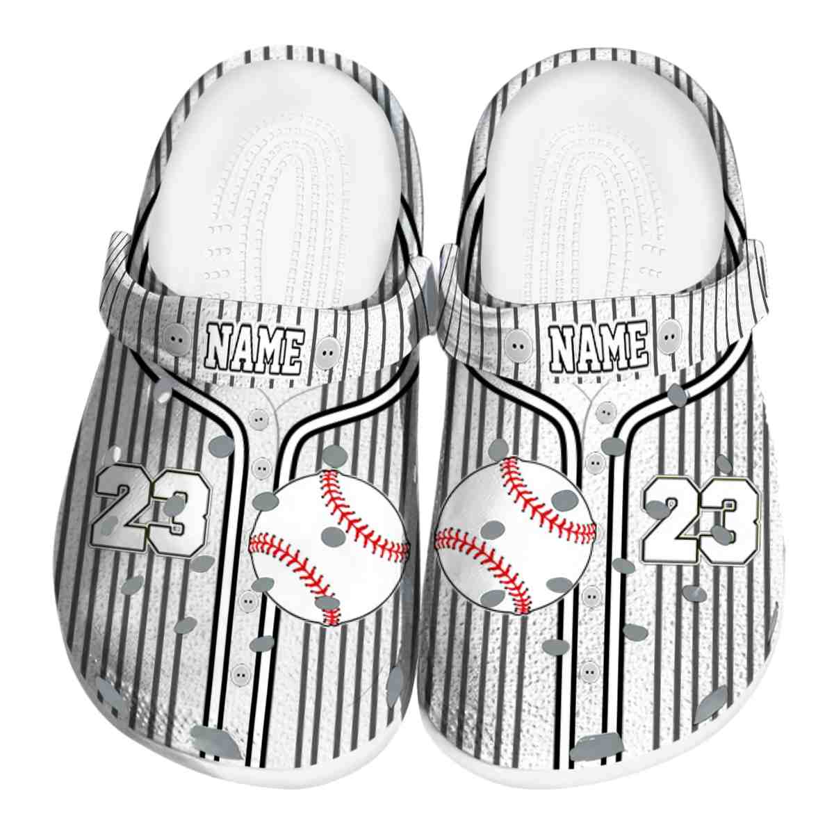 Footwearmerch Baseball Sport Crocs Crocband Clogs Shoes Comfortable For Men Women and Kids
