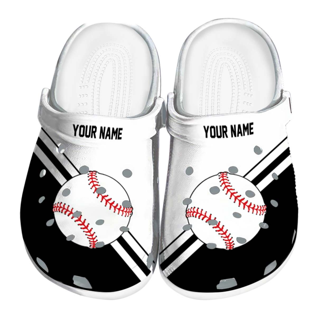 Footwearmerch Baseball Sport Crocs Crocband Clogs Shoes Comfortable For Men Women and Kids