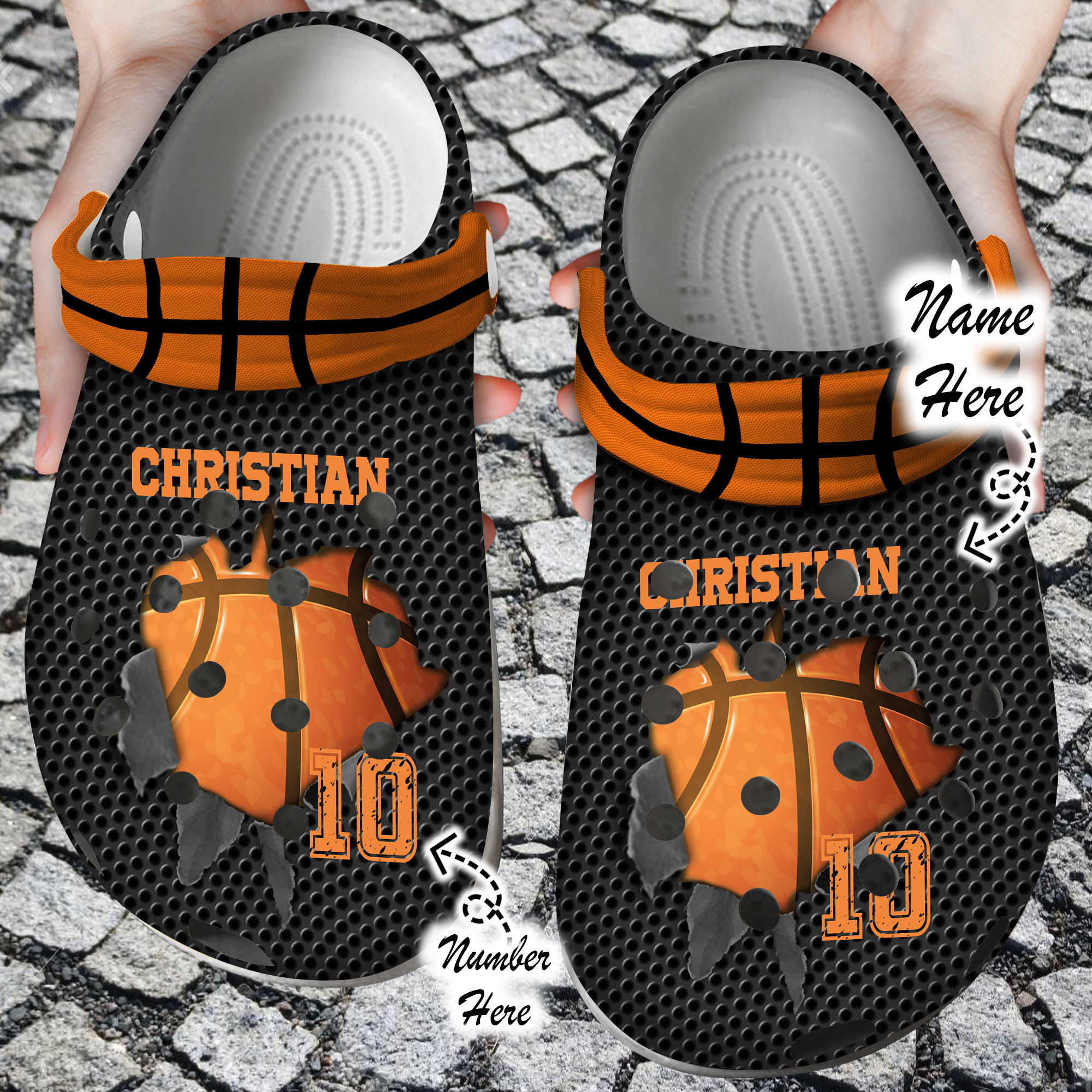 Footwearmerch Basketball Basketball Personalized Soul Clog Shoes