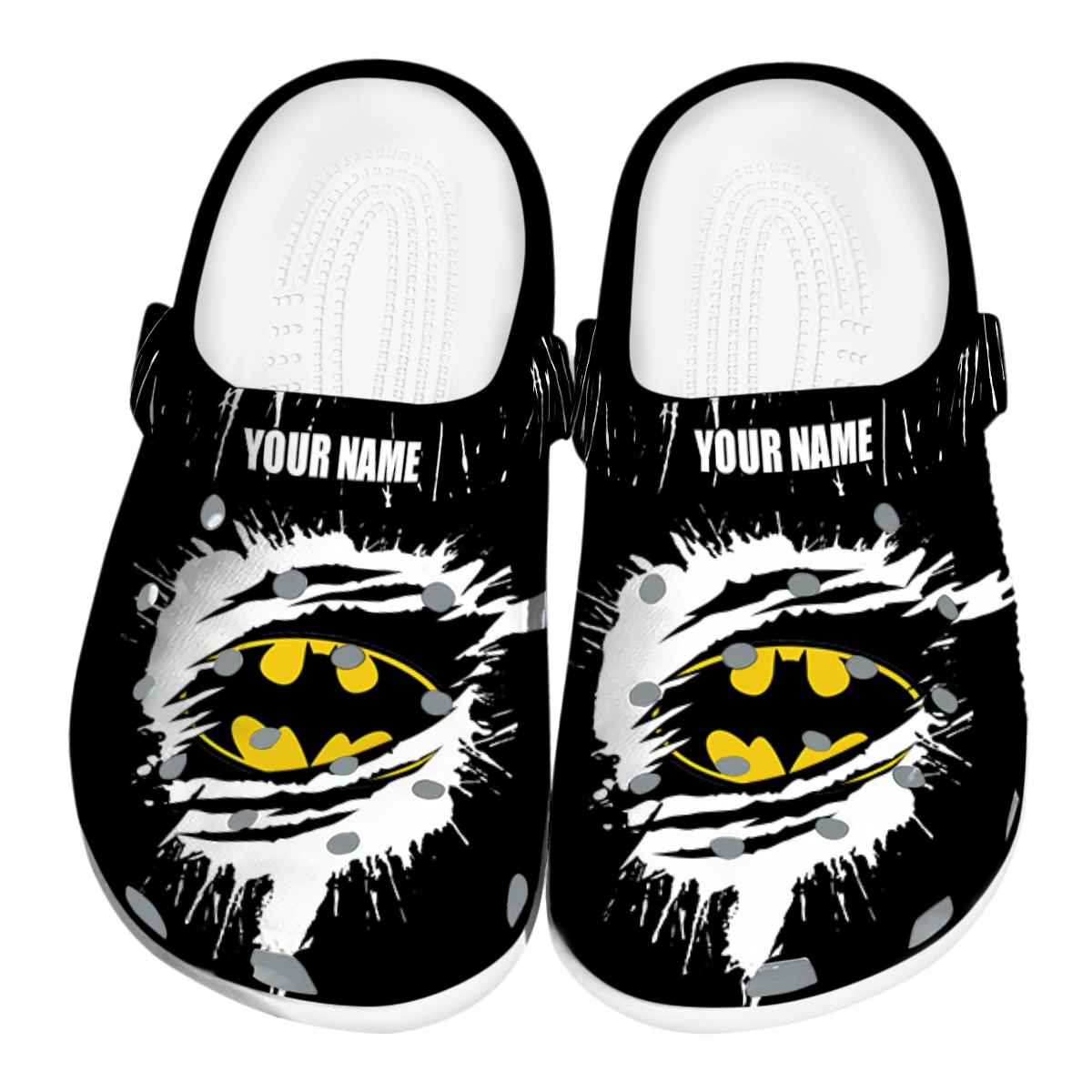Footwearmerch Batman Movie Crocs Crocband Clogs Shoes Comfortable For Men Women and Kids