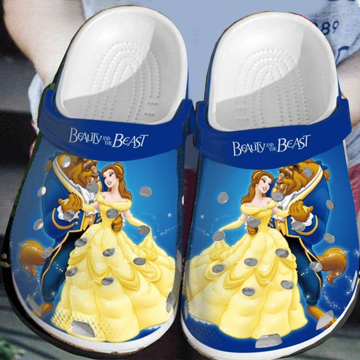 Footwearmerch Beauty and the Beast Crocs Clog Shoes