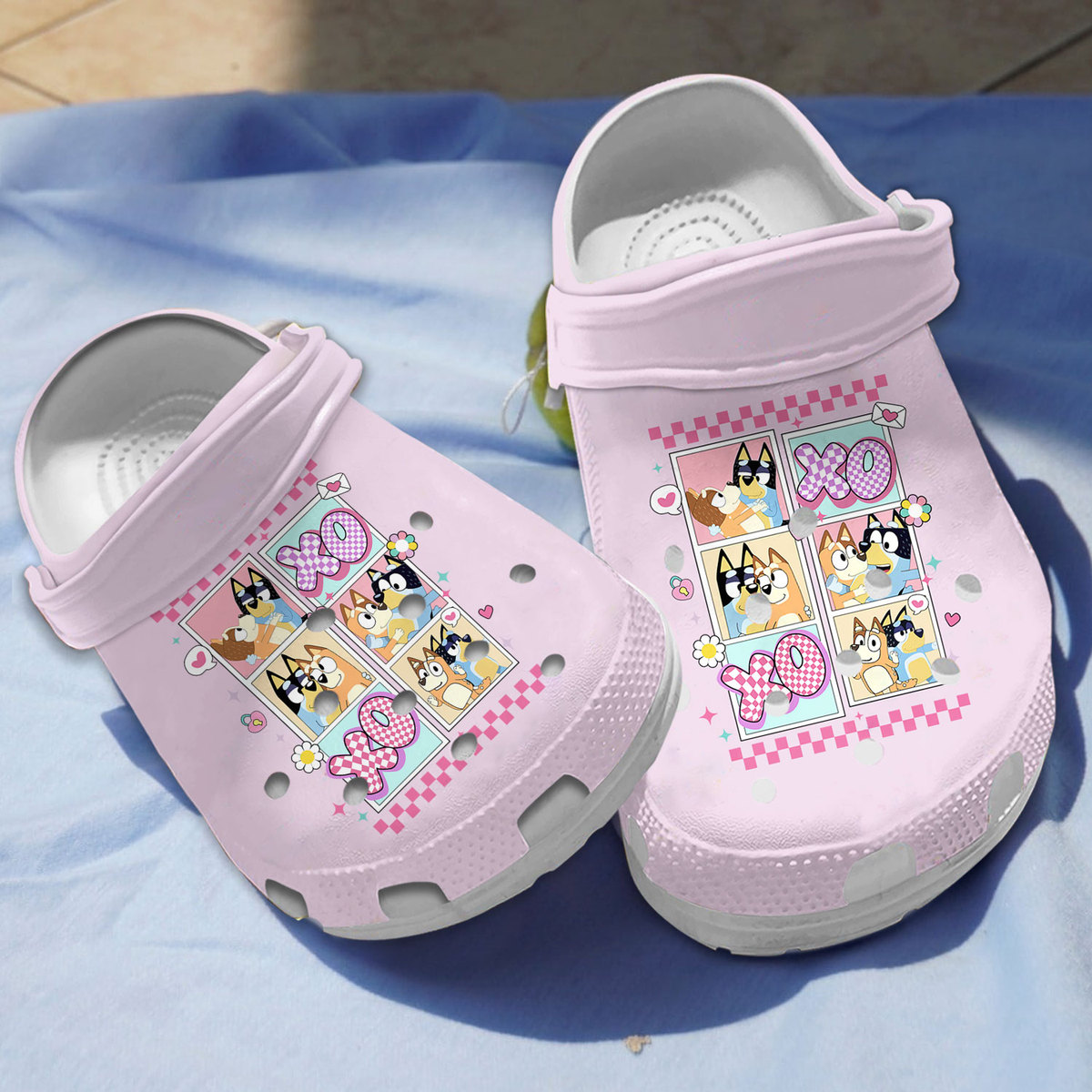 Footwearmerch Bluey Cartoon Crocs Crocband Clogs Shoes Comfortable For Men Women and Kids