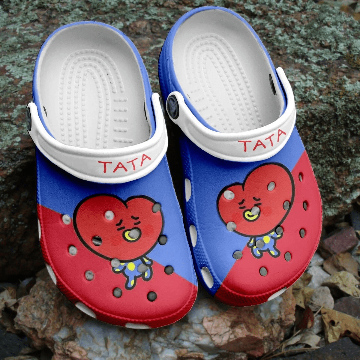 Footwearmerch BTS Jungkook Pattern Crocs Comfortable Clogs Crocband Shoes For Men Women