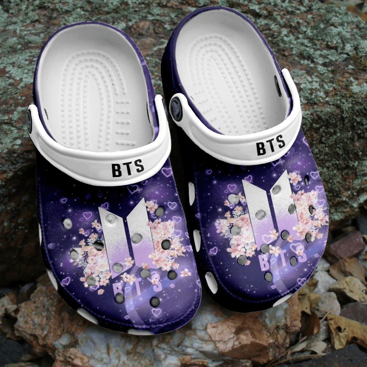 Footwearmerch BTS Jungkook Pattern Crocs Shoes Comfortable Clogs Crocband For Men Women