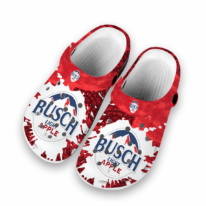 Footwearmerch Busch Light Apple Beer Crocband Clog Shoes