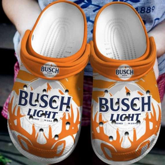 Footwearmerch Busch Light Deer Hunting Lover Crocband Clog Shoes