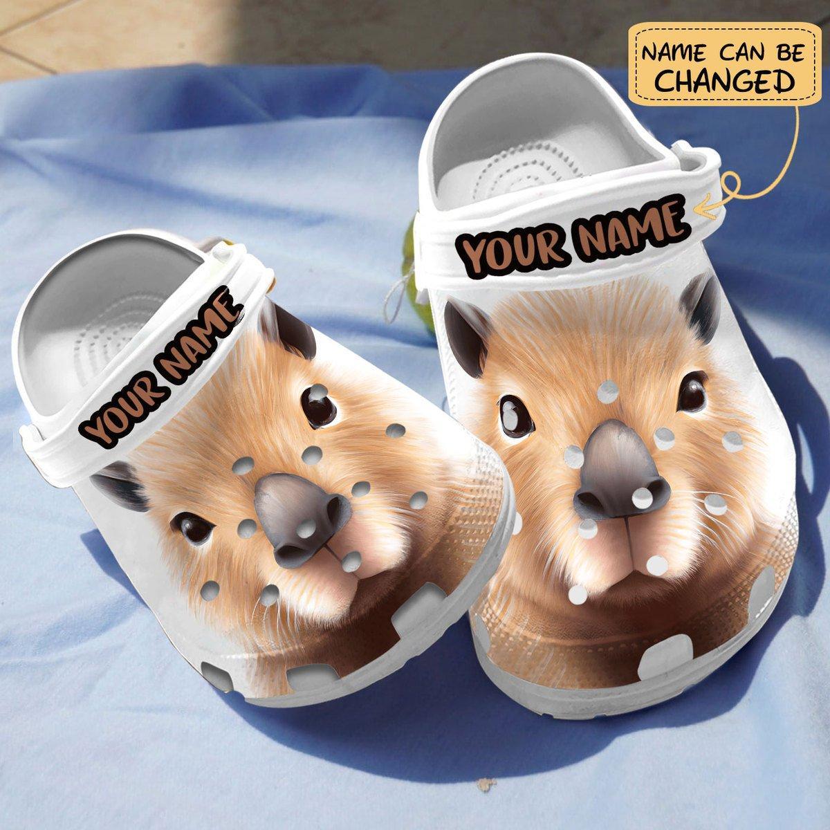 Footwearmerch Capybara Crocs Crocband Clogs Shoes Comfortable For Men Women and Kids