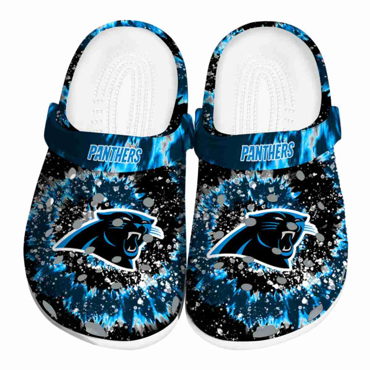 Footwearmerch Carolina Panthers NFL Sport Crocs Crocband Clogs Shoes Comfortable For Men Women and Kids