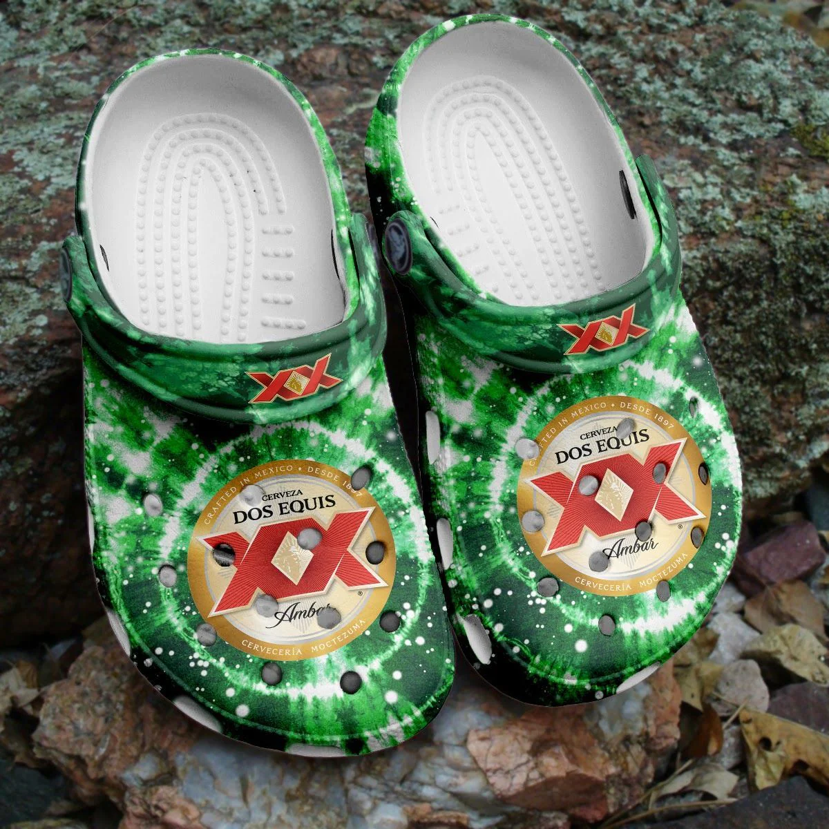 Footwearmerch Cerveza Dos Equis Beer Adults Crocs Clogs Crocband Comfortable Shoes For Men Women