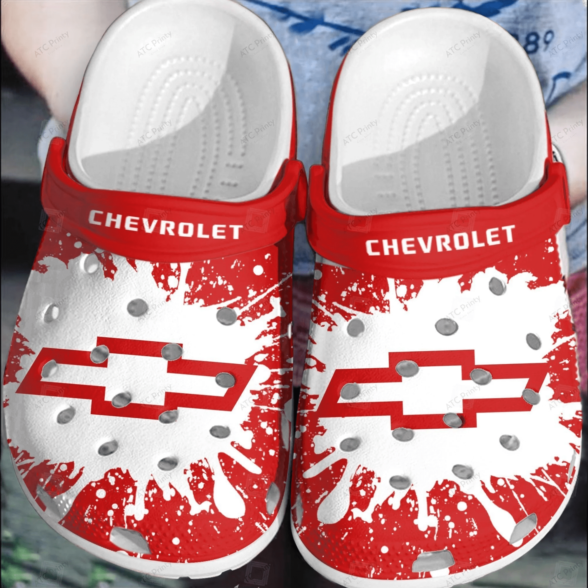 Footwearmerch Chevrolet Crocs Crocband Clogs Comfortable Shoes For Men Women