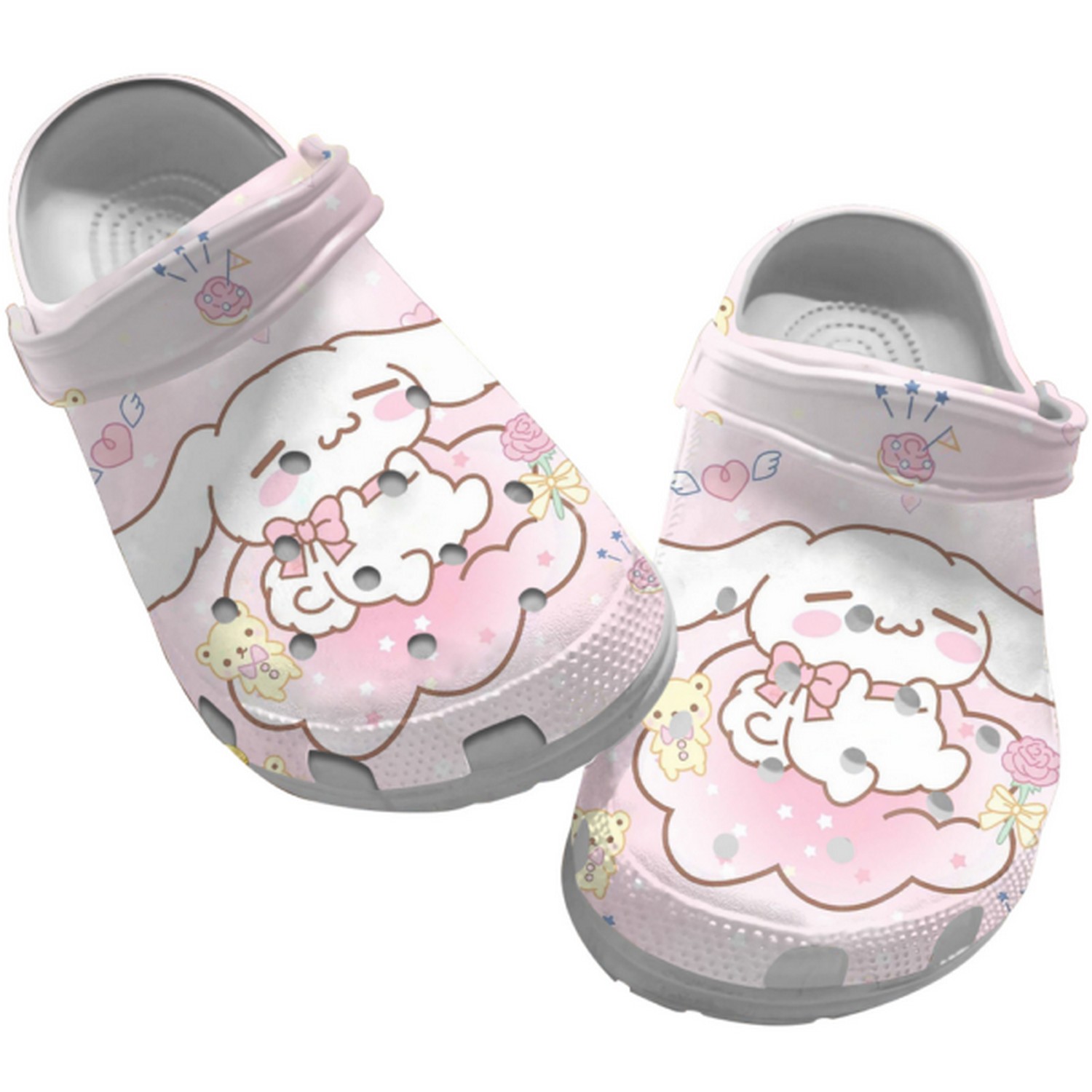 Footwearmerch Cinnamoroll Cartoon Crocs Crocband Clogs Shoes Comfortable For Men Women and Kids