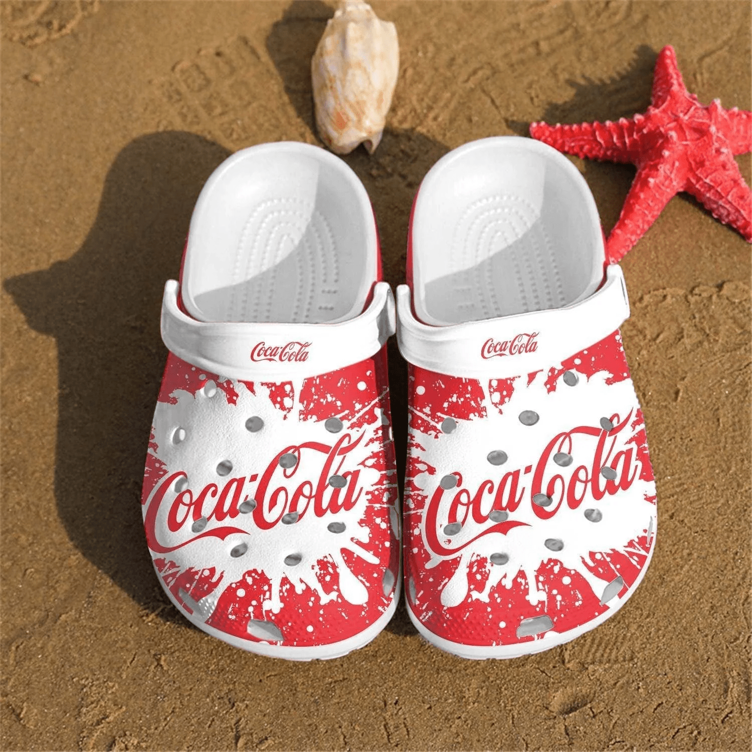 Footwearmerch CocaCola Crocs Clogs Crocband Shoes Comfortable For Men Women