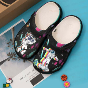 Footwearmerch Cool Astronauts Space Gift For Lover Rubber clog Shoes Comfy Footwear