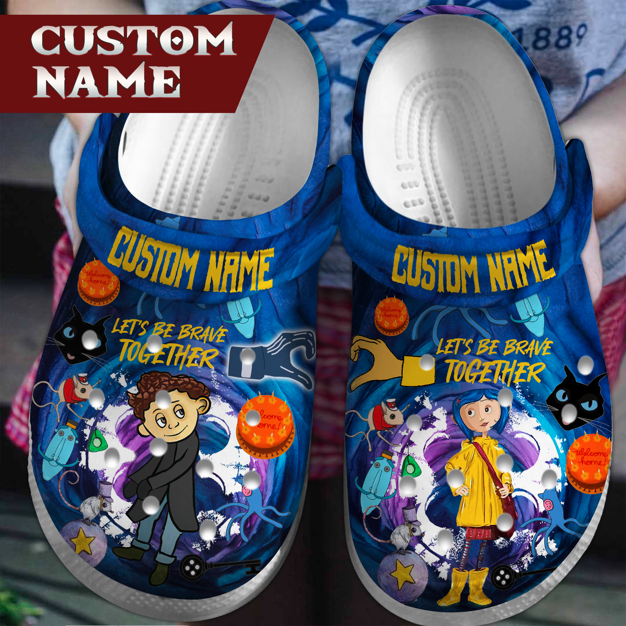 Footwearmerch Coraline Music Crocs Crocband Clogs Shoes Comfortable For Men Women and Kids