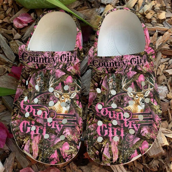 Footwearmerch Country Girl Deer Hunting Classic Clogs Shoes