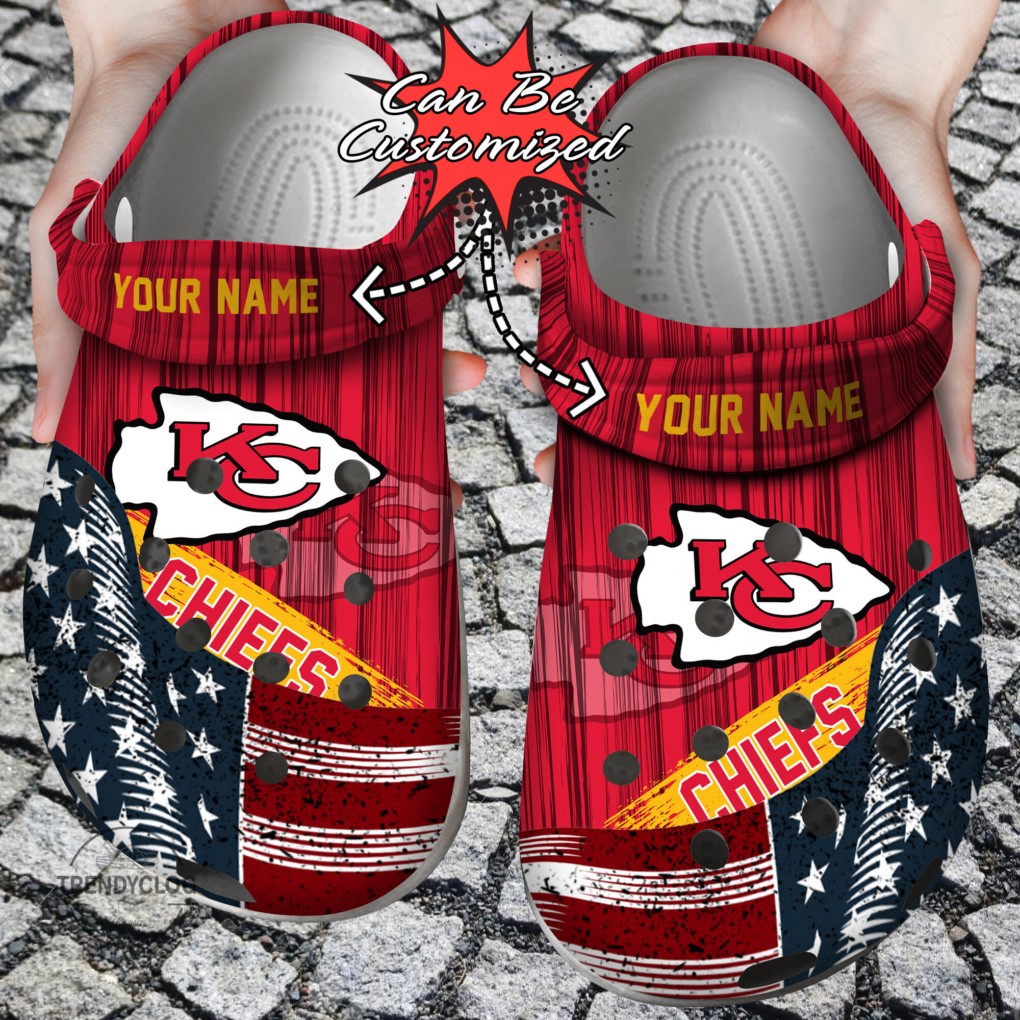 Footwearmerch Custom Chiefs New Clog Shoes