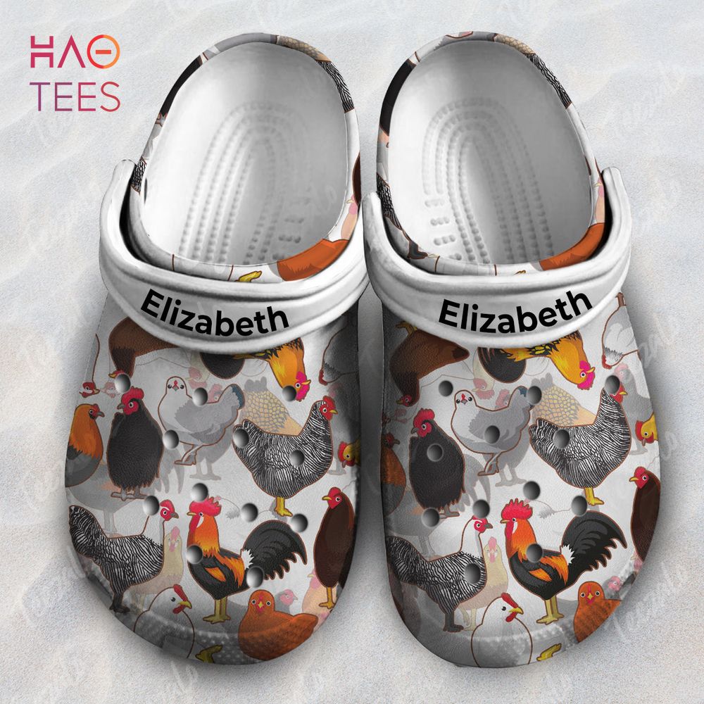 Footwearmerch Cute Chickens Crocs Crocband Clogs Shoes Comfortable For Men Women and Kids