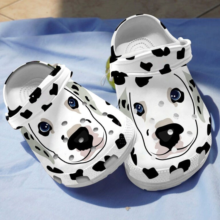 Footwearmerch Cute Dalmatian Dog Clogs Shoes Birthday Gifts For Children Men Women