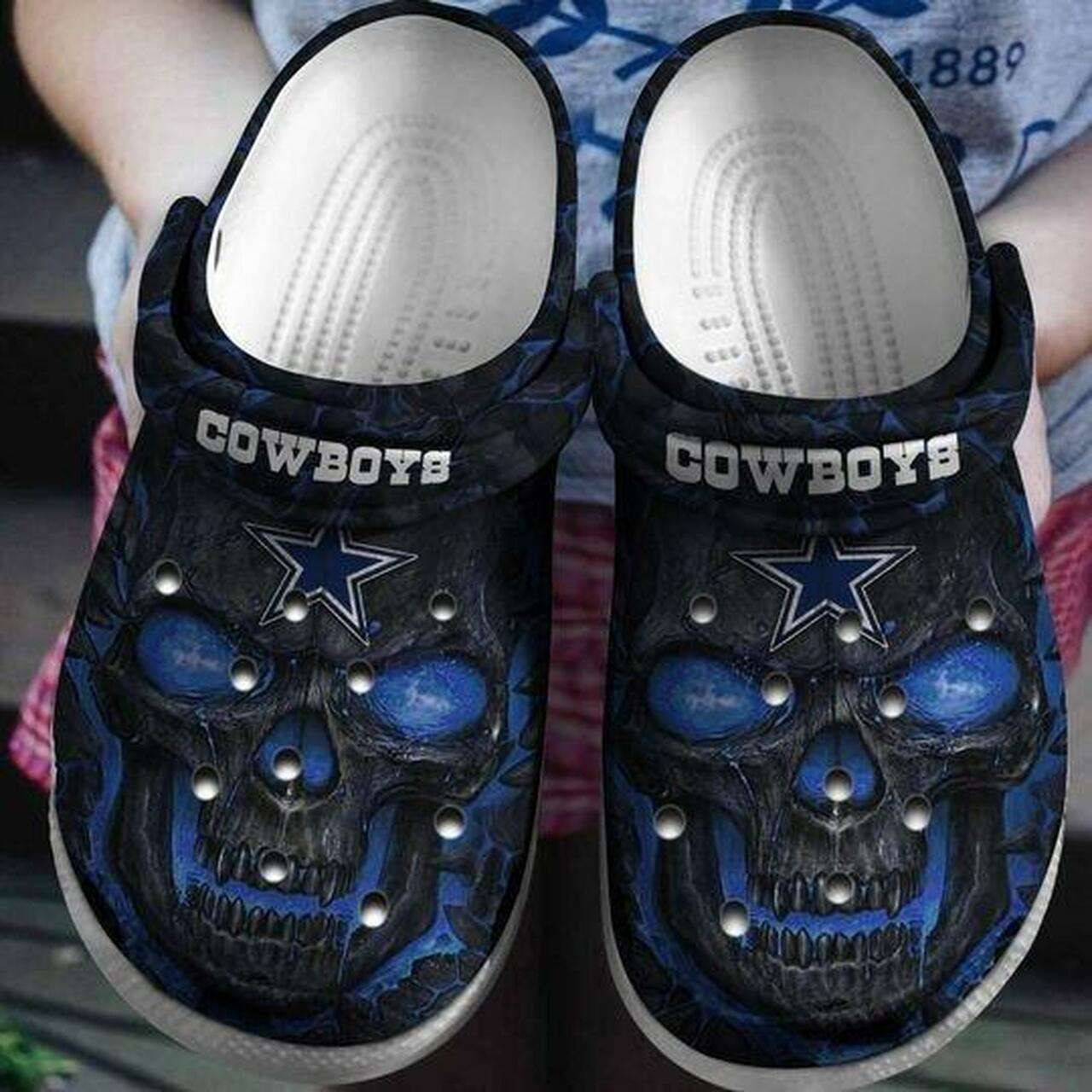 Footwearmerch Dallas Cowboys Classic Clogs Shoes