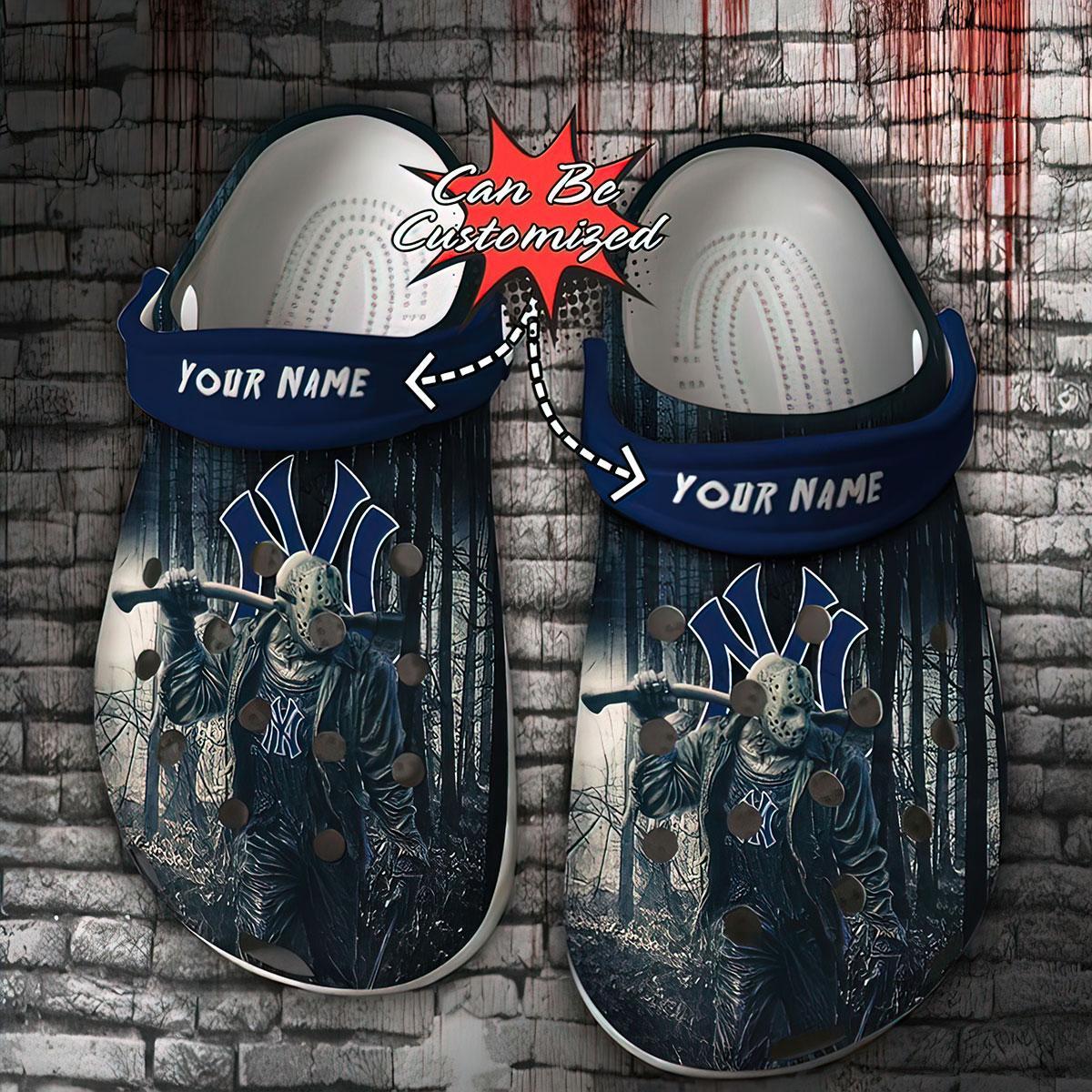 Footwearmerch New York Yankees MLB Sport Crocs Crocband Clogs Shoes Comfortable For Men Women and Kids