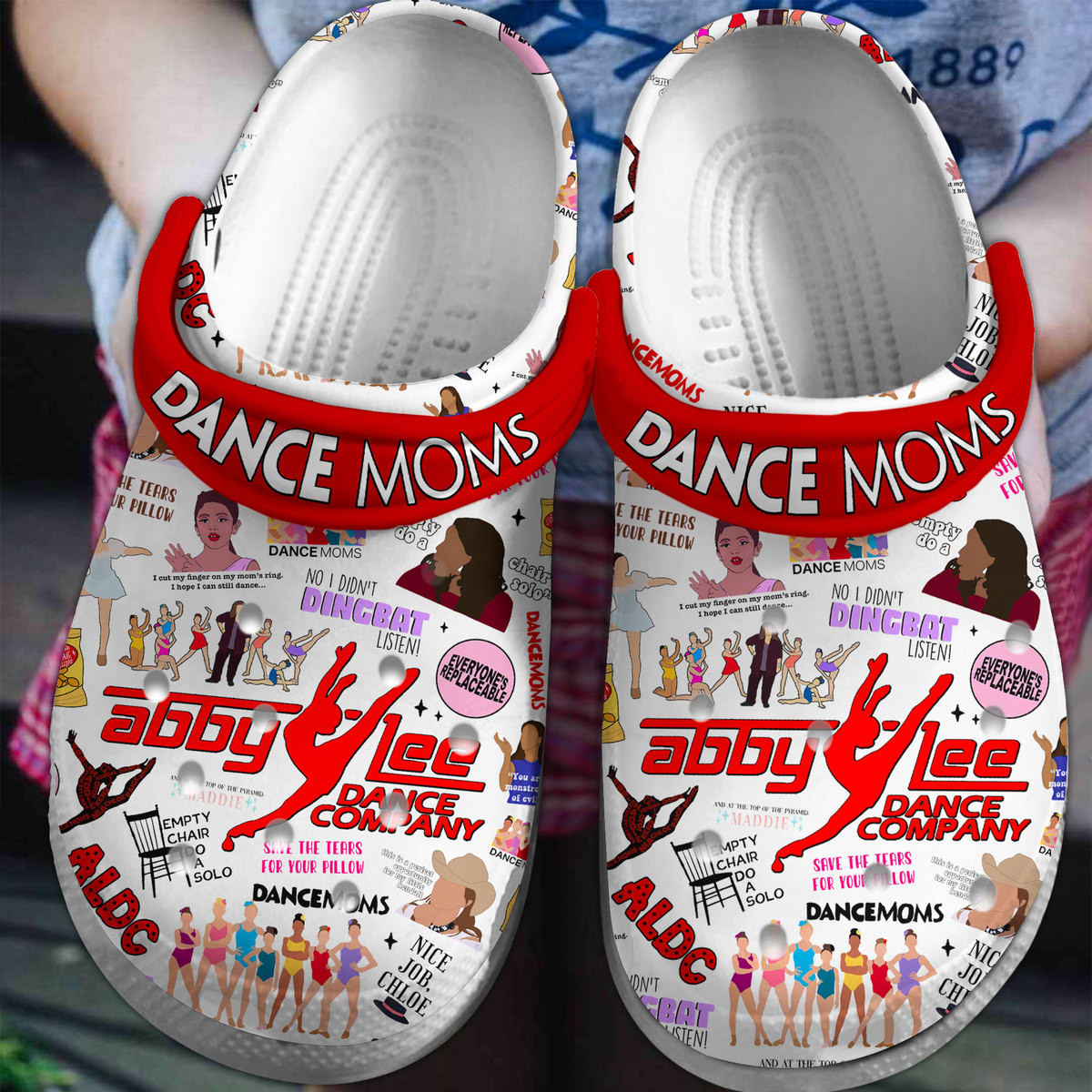 Footwearmerch Dance Moms TV Series Crocs Crocband Clogs Shoes Comfortable For Men Women and Kids