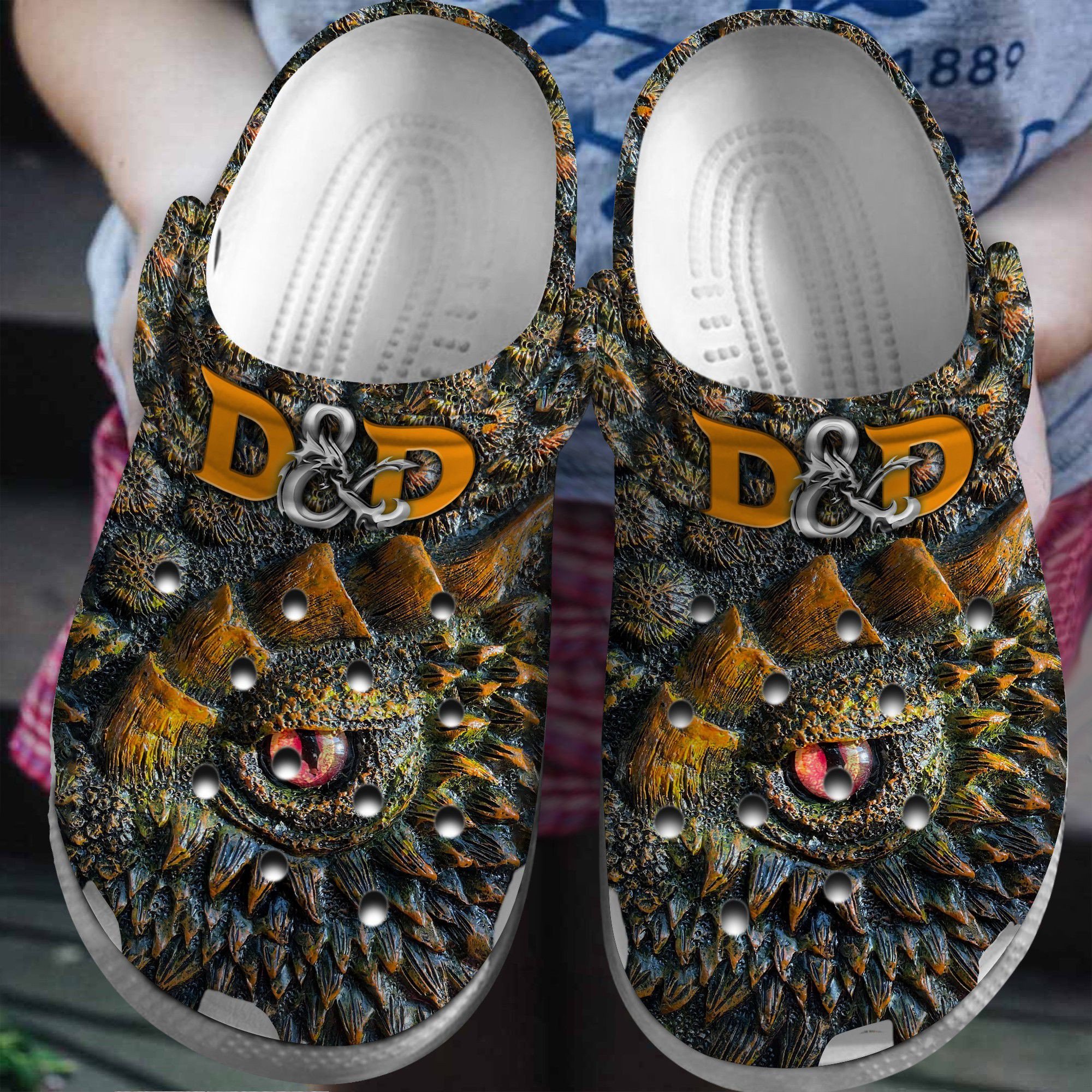 Footwearmerch D&D Dungeons & Dragons Movie Game Crocs Crocband Clogs Shoes Comfortable For Men Women and Kids