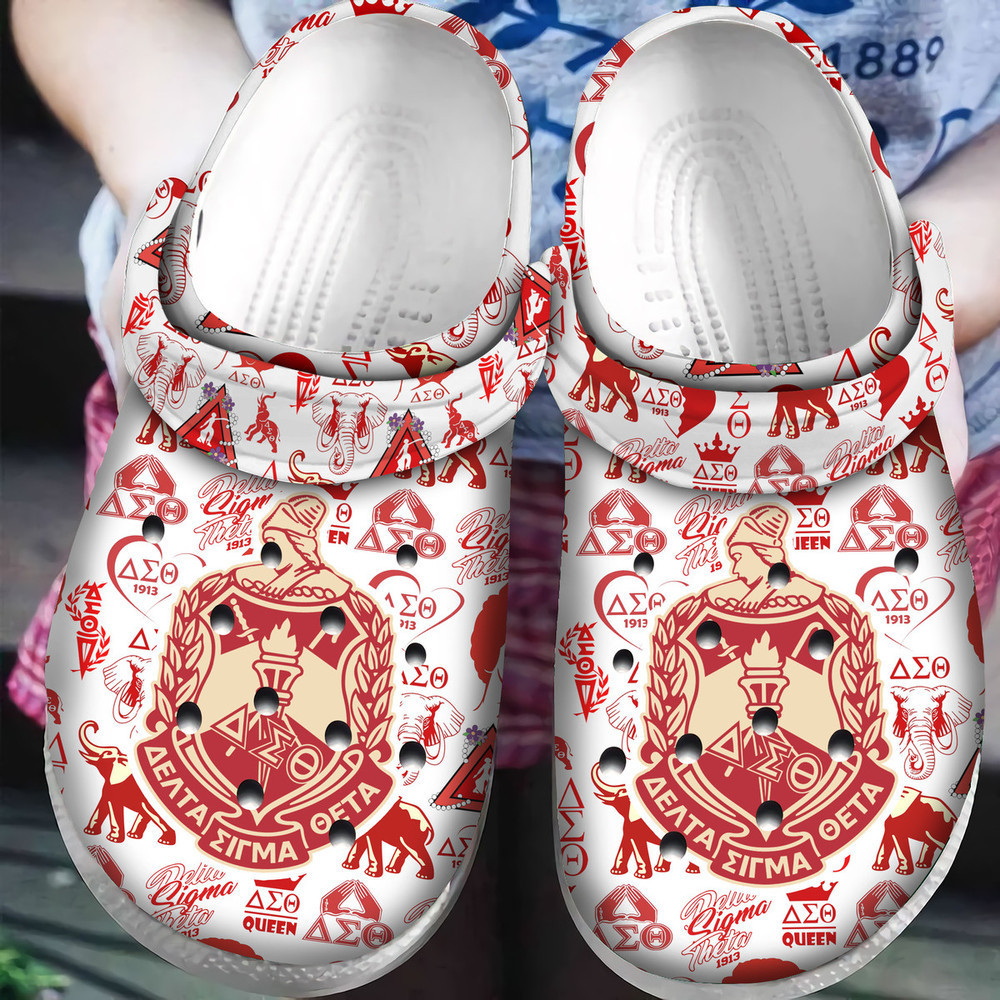Footwearmerch Delta Sigma Theta Classic Clogs Shoes
