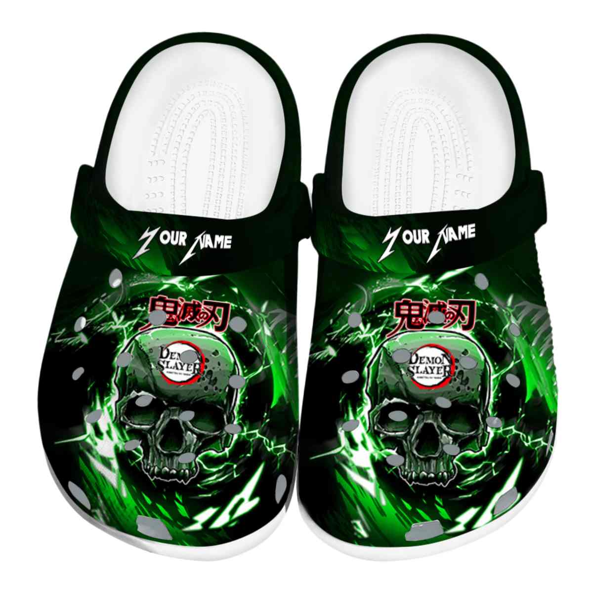 Footwearmerch Demon Slayer Anime Crocs Crocband Clogs Shoes Comfortable For Men Women and Kids