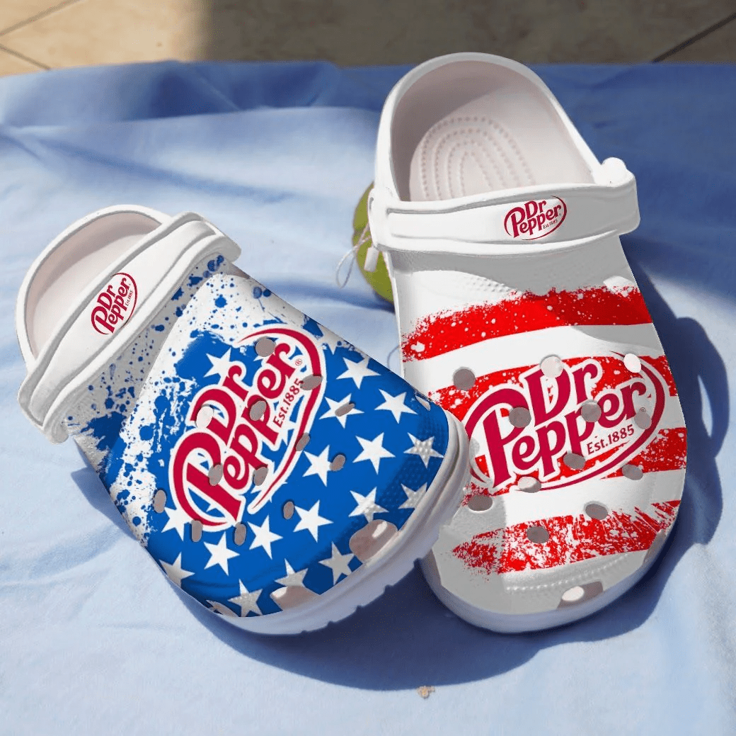 Footwearmerch Dr Pepper Crocs Shoes Clogs Crocband Comfortable For Men Women