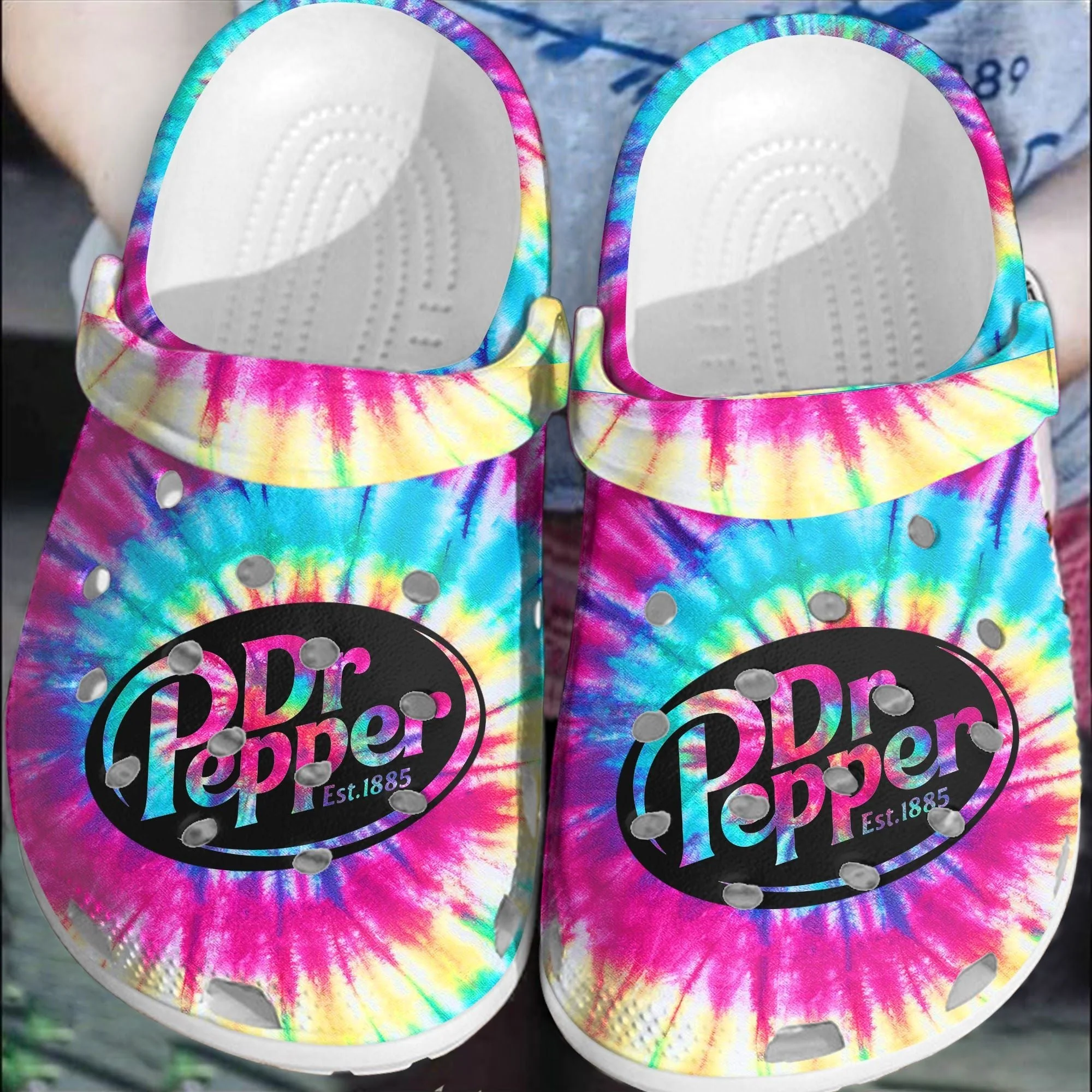 Footwearmerch Dr Pepper Crocs Shoes Crocband Clogs Comfortable For Men Women
